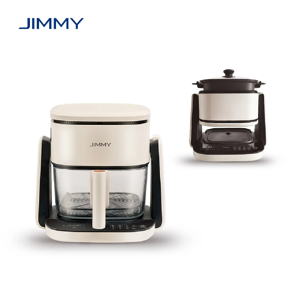 Friteuse &agrave; Air - JIMMY - AF3 - 2-en-1 - &Eacute;cran Tactile HD - Cuve 4L