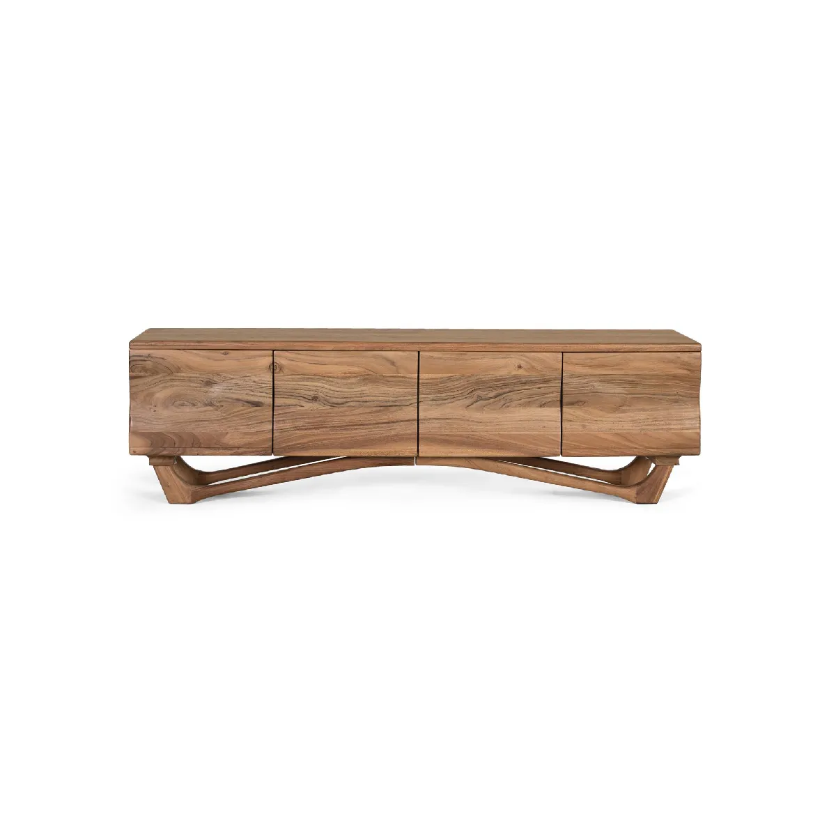 Meuble Tv Fabriqué À La Main En Bois D'acacia 170cm Meuble Tv Fabriqué À La Main En Bois D'acacia 170cm