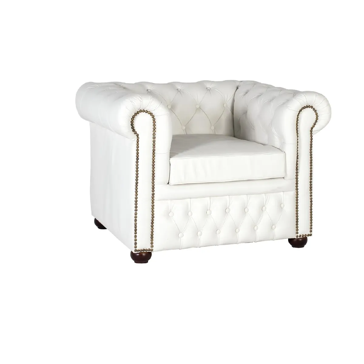 Giner y colomer Fauteuil Chesterfield - Blanc