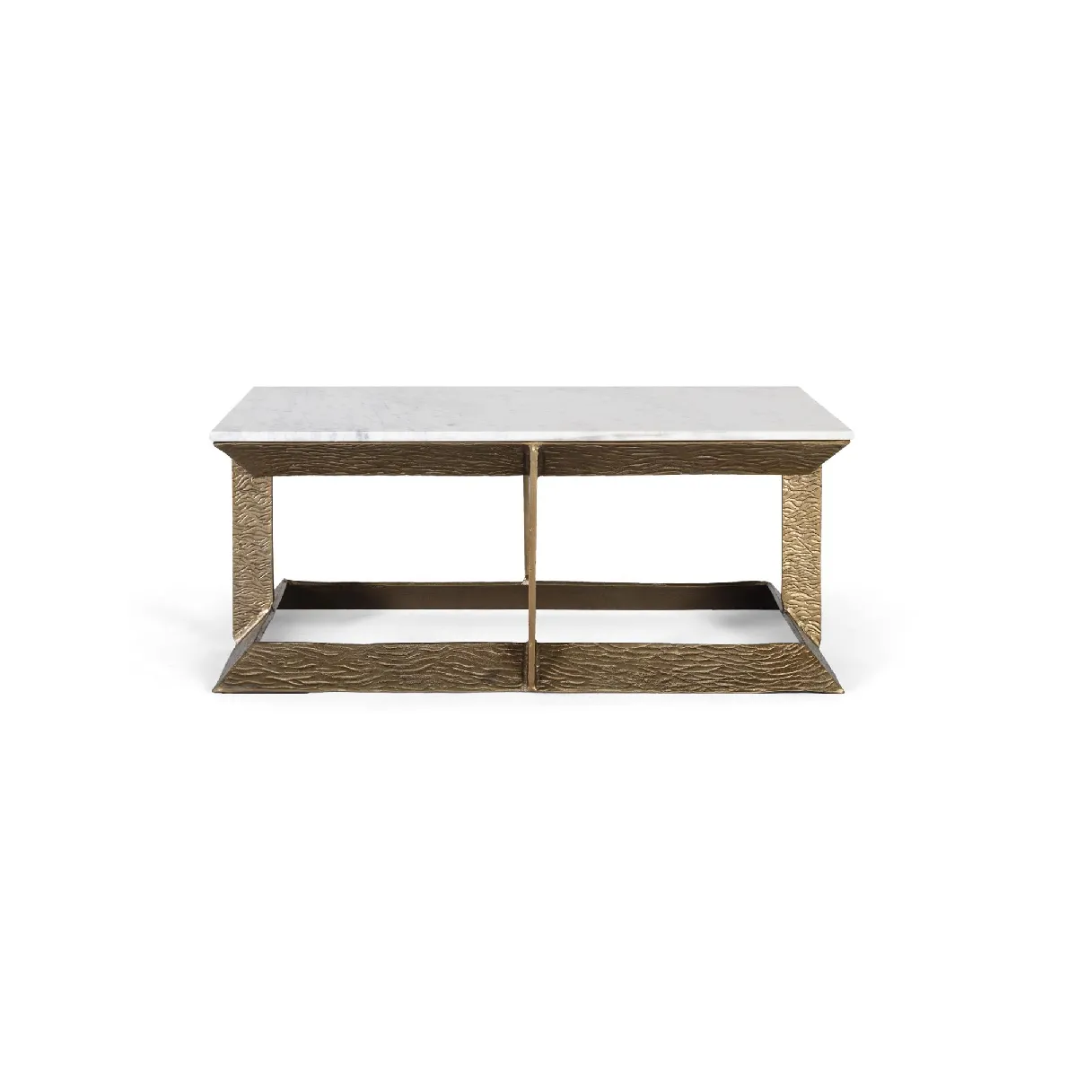 Meilleurs prix pour Table Centrale Avec Base En Aluminium Et Plateau En Marbre.