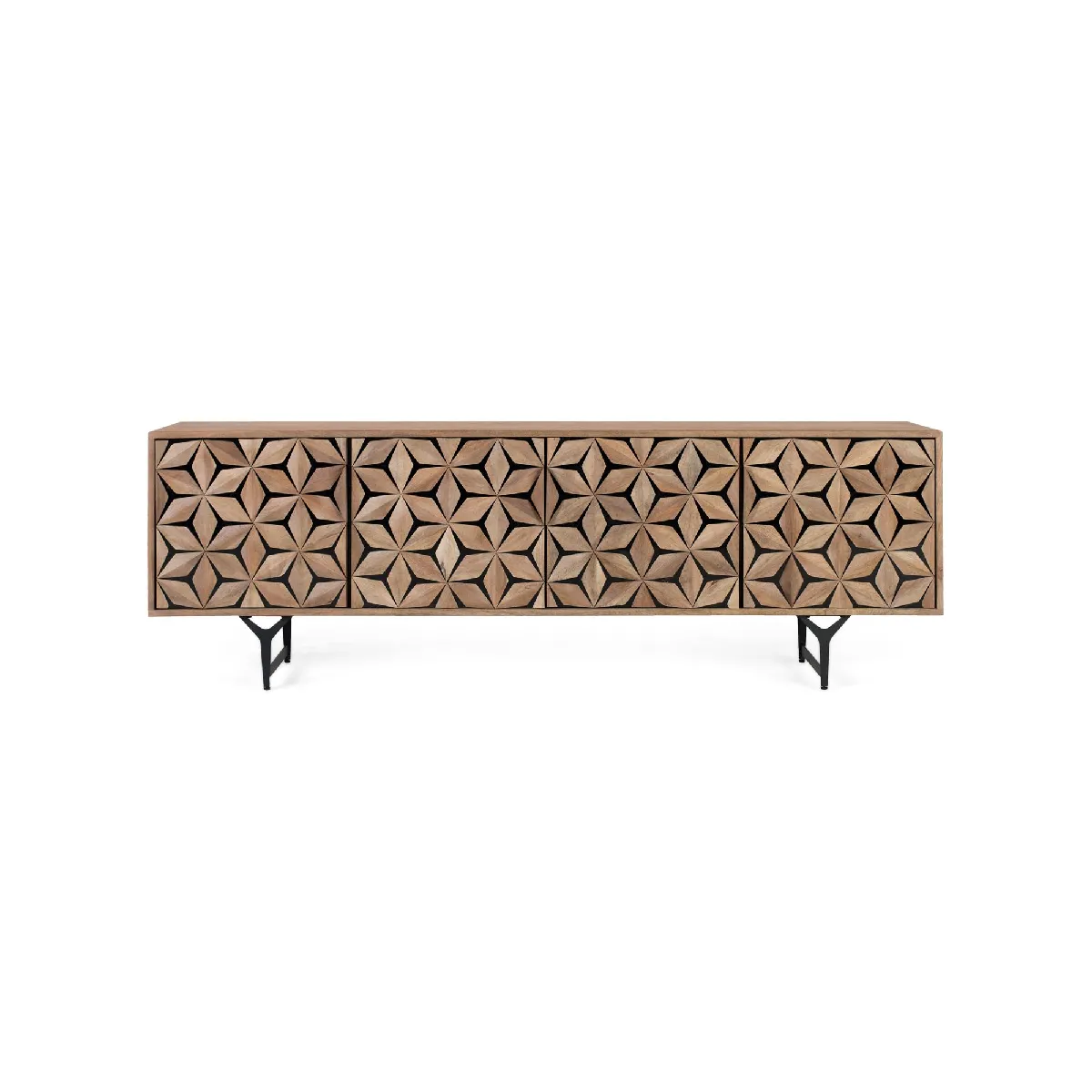 Giner y colomer Meuble TV bois manguier - Brun Giner y colomer Meuble TV bois manguier - Brun