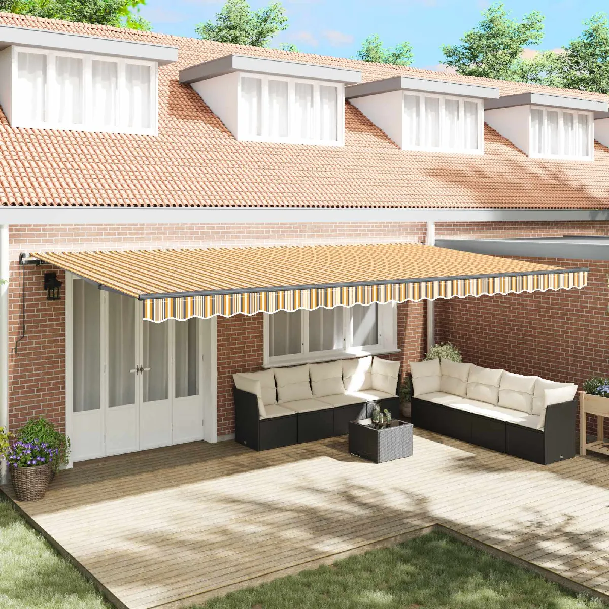 Vidaxl Auvent Rétractable 600 × 300 cm