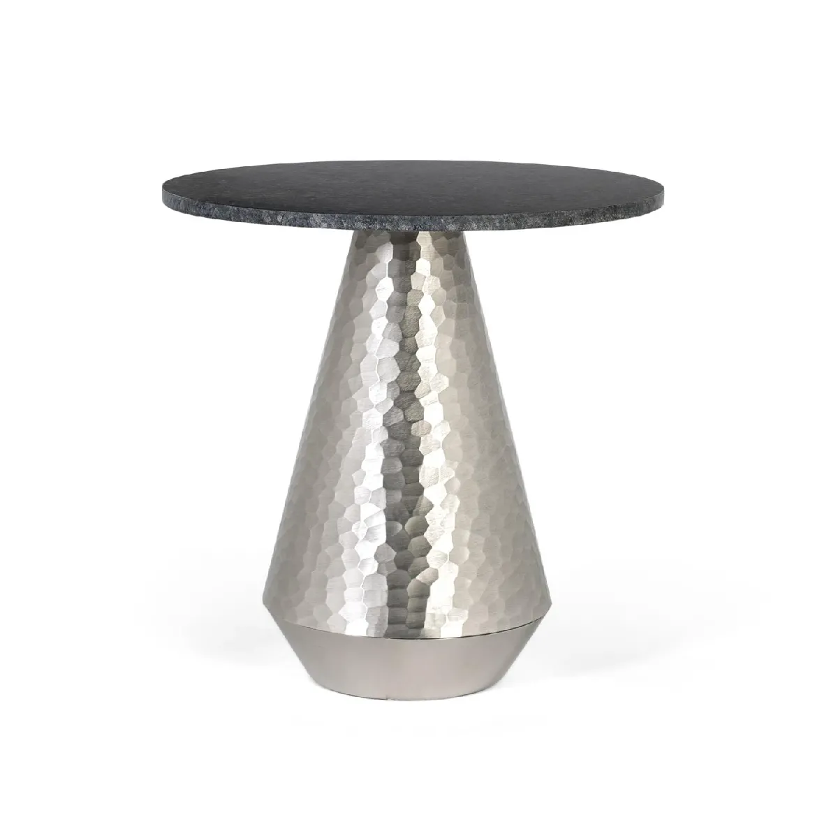 Table Basse Avec Plateau En Marbre Et Base En Aluminium Faite À La Main