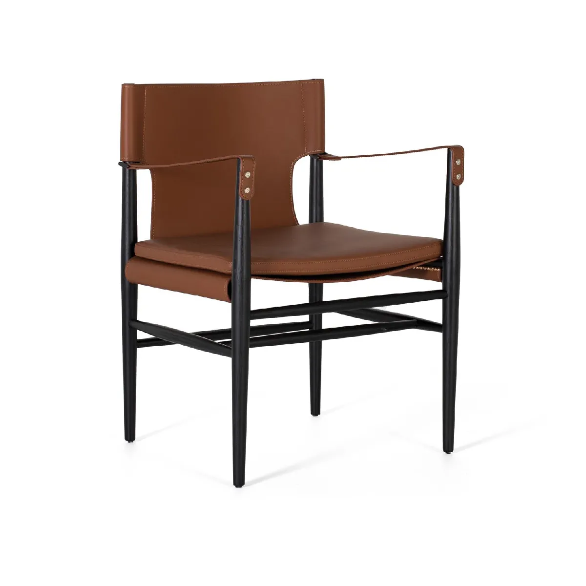 Giner y colomer Fauteuil similicuir - Marron