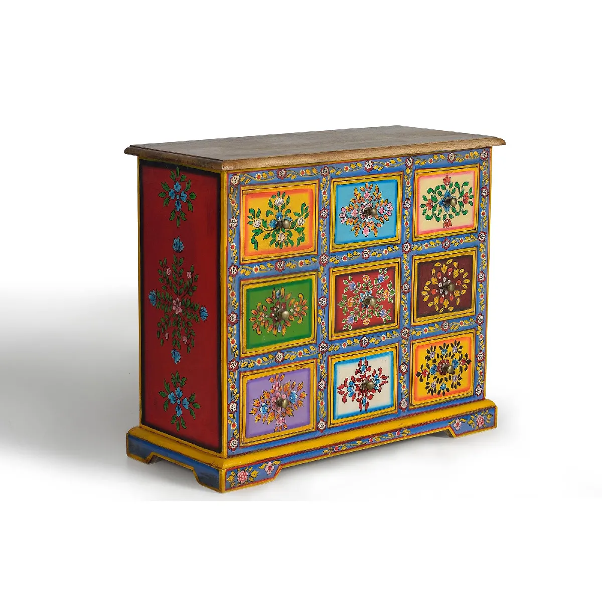 Giner y colomer Commode bois de manguier - Multicolore