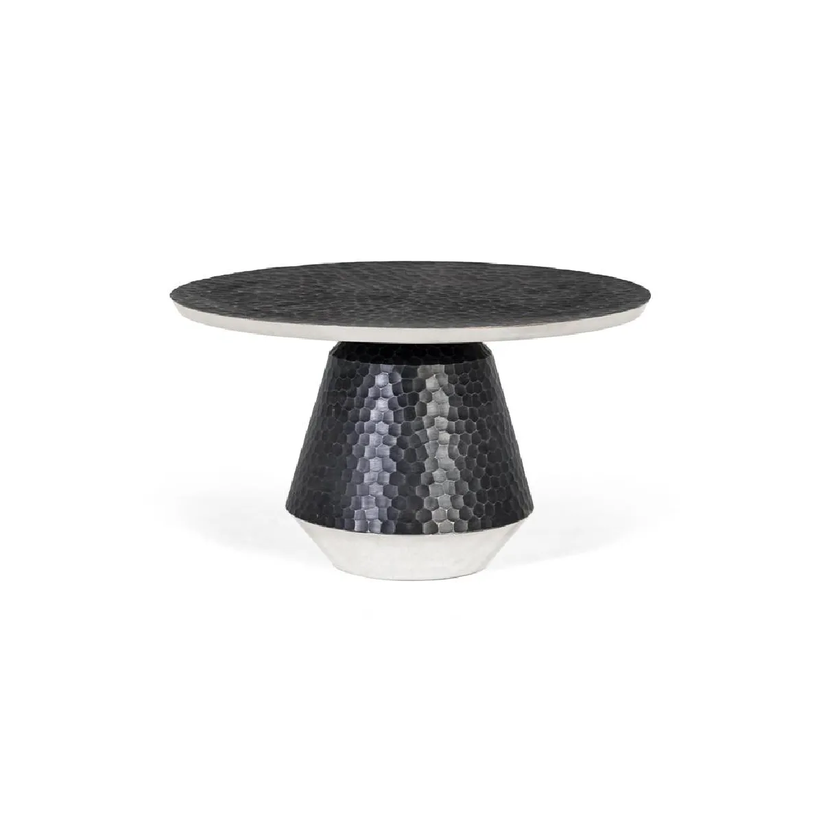 Meilleurs prix pour Table Basse Ronde Entièrement Réalisée En Aluminium.