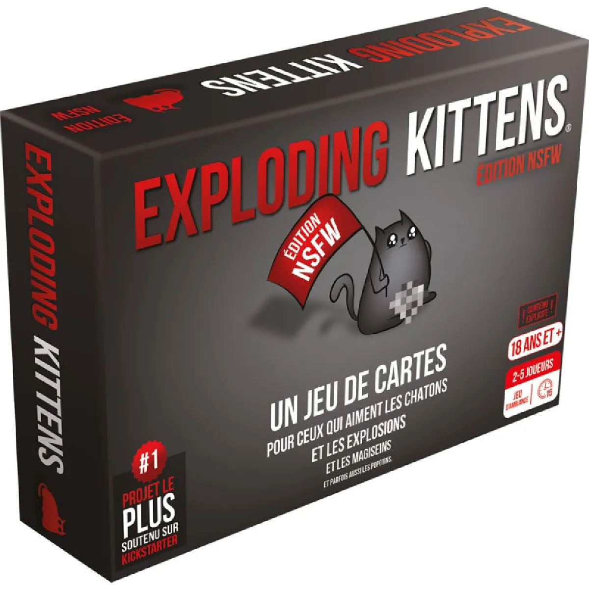 Asmodee Exploding Kittens NSFW Edition 2022 - vue 3
