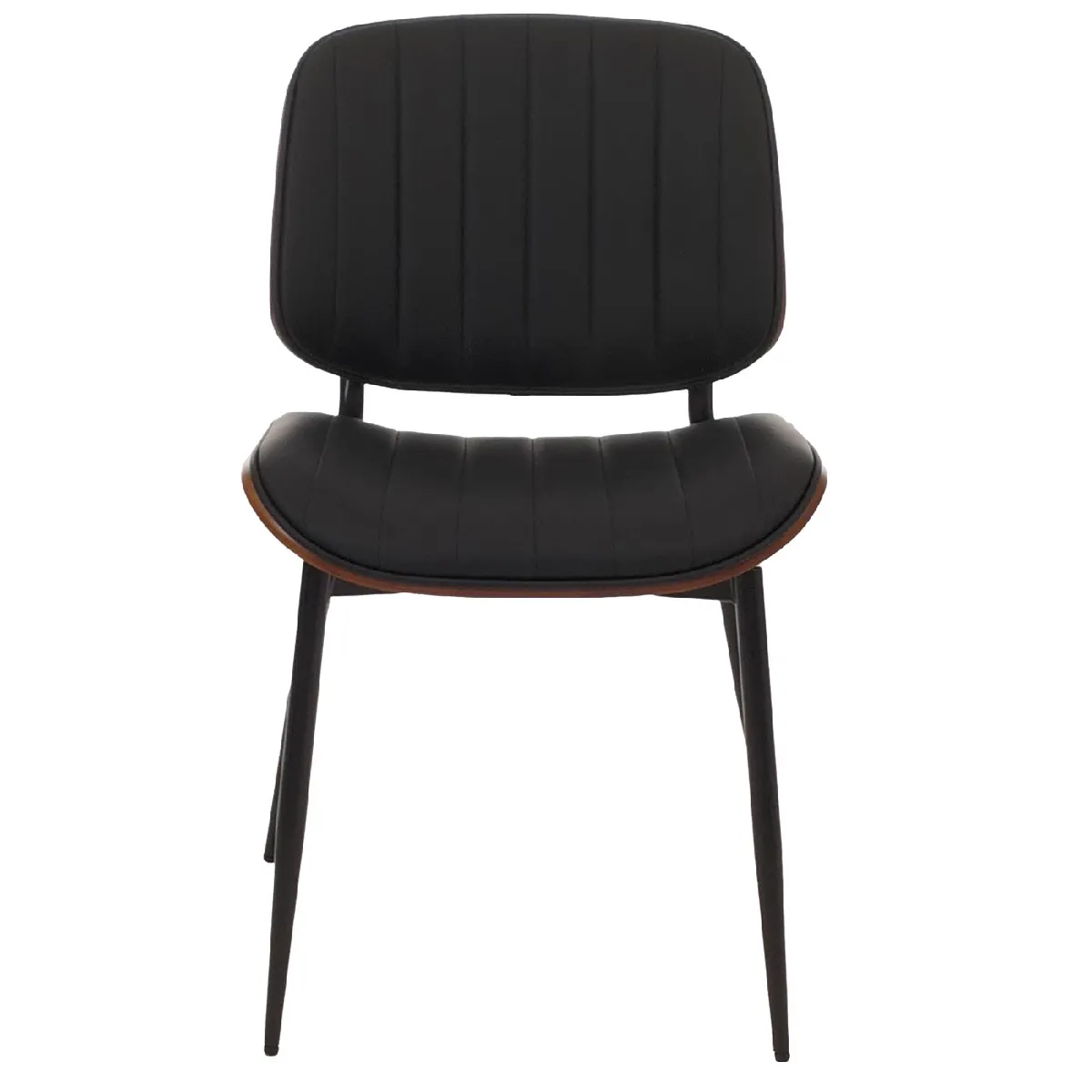 Lot de 4 chaises scandinaves Dima Bois Naturel et Noir