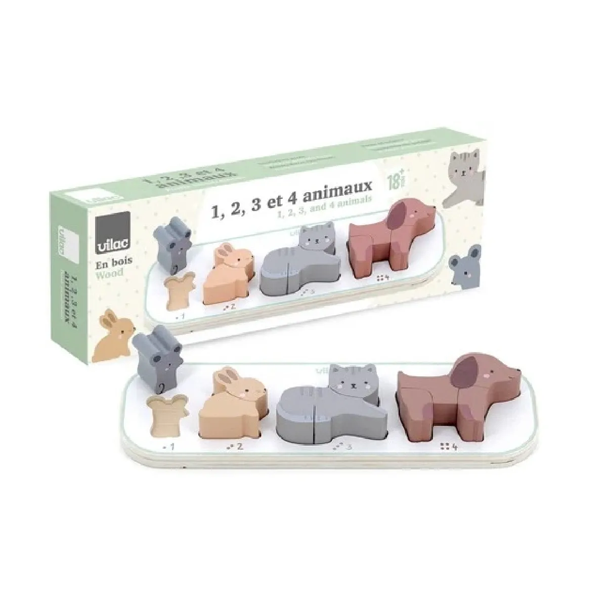 VILAC  Jeu J'apprends &agrave; compter les animaux