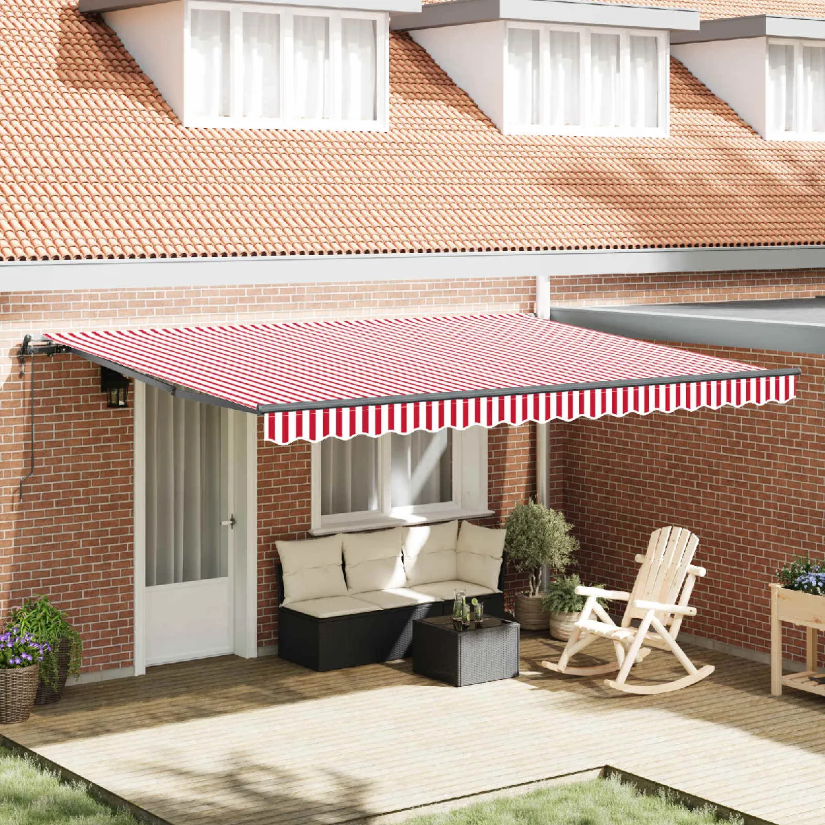 vidaXL Auvent Rétractable et 450 × 350 cm - vue 8