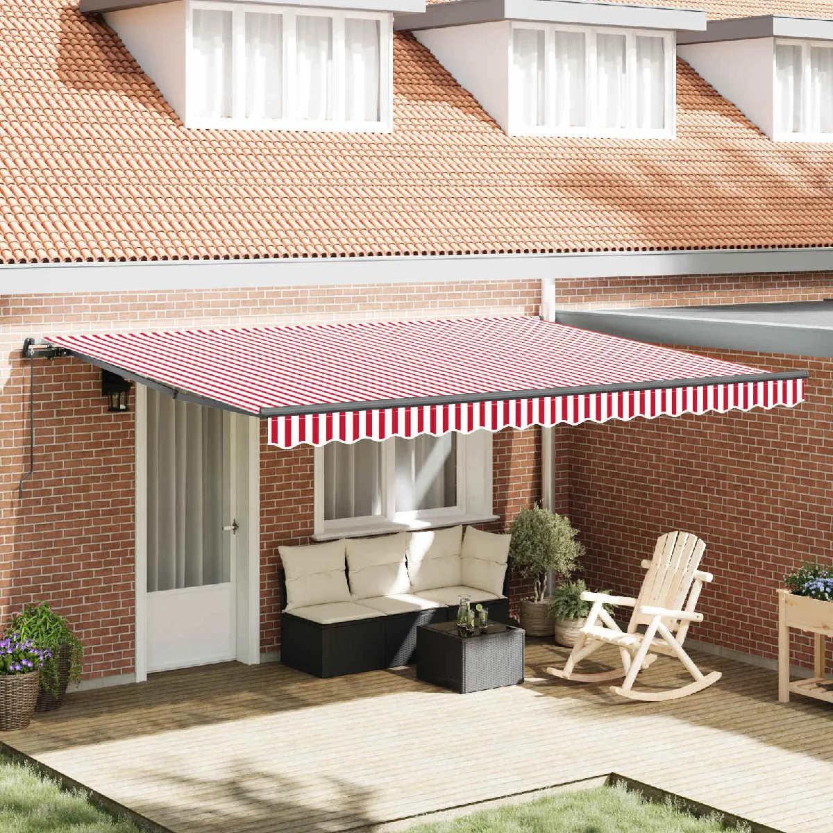 vidaXL Auvent Rétractable et 450 × 350 cm - vue 7