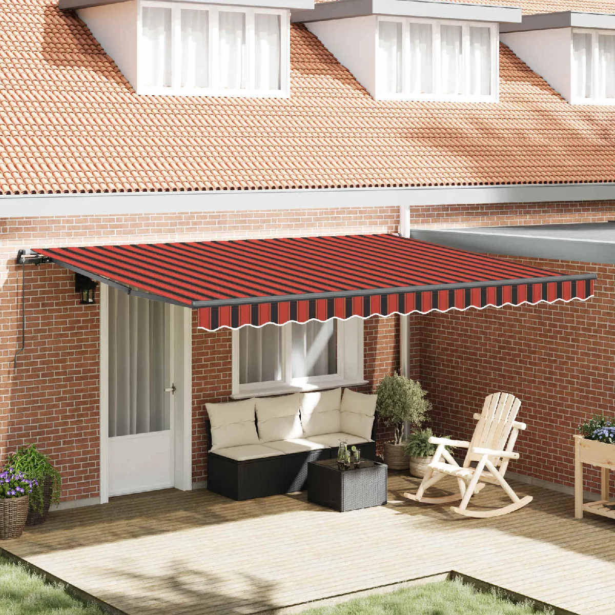 vidaXL Auvent Rétractable et 450 × 350 cm - vue 3
