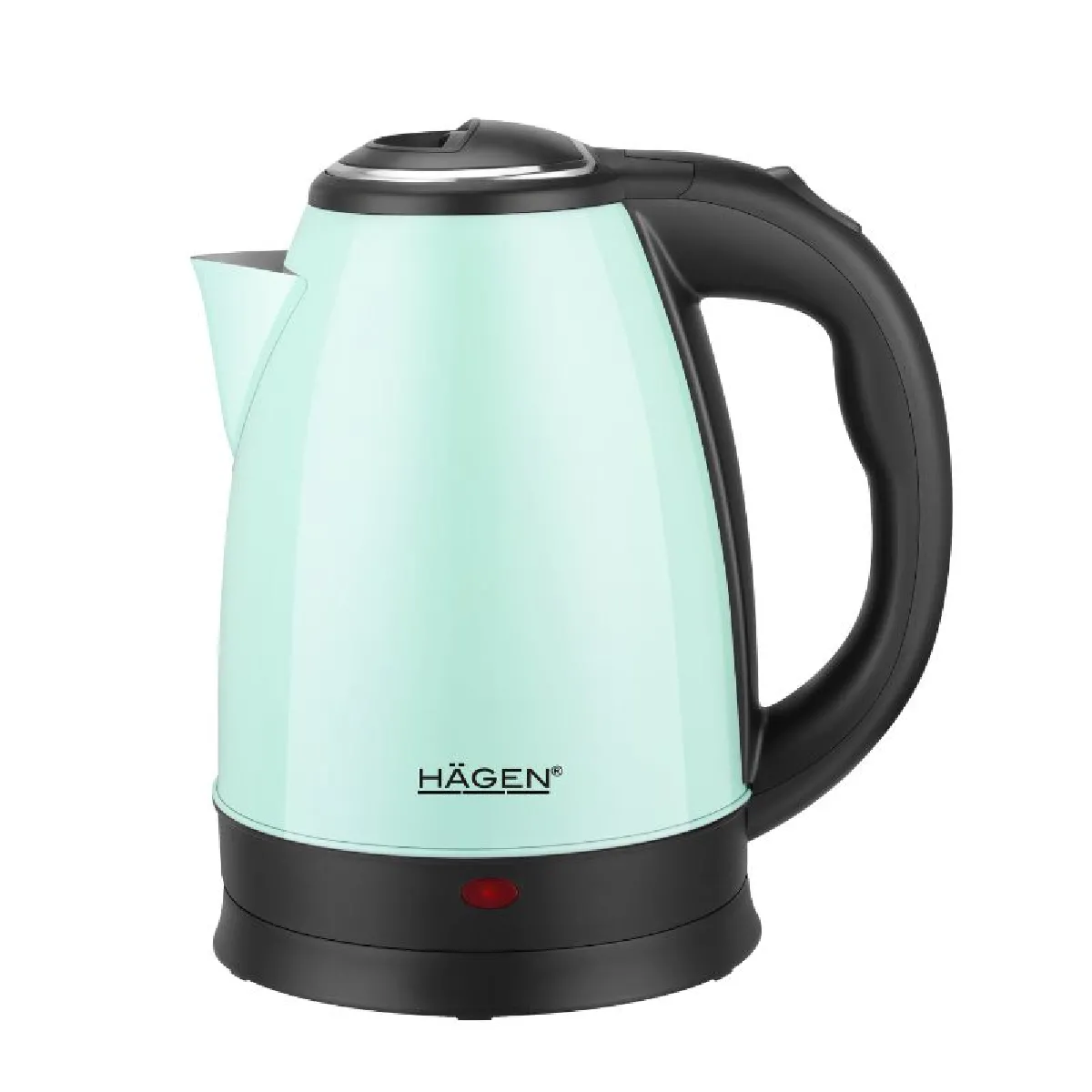 Hagen Vert Bouilloire Électrique 1.8L Inox Sans Fil Ha5525-Grn