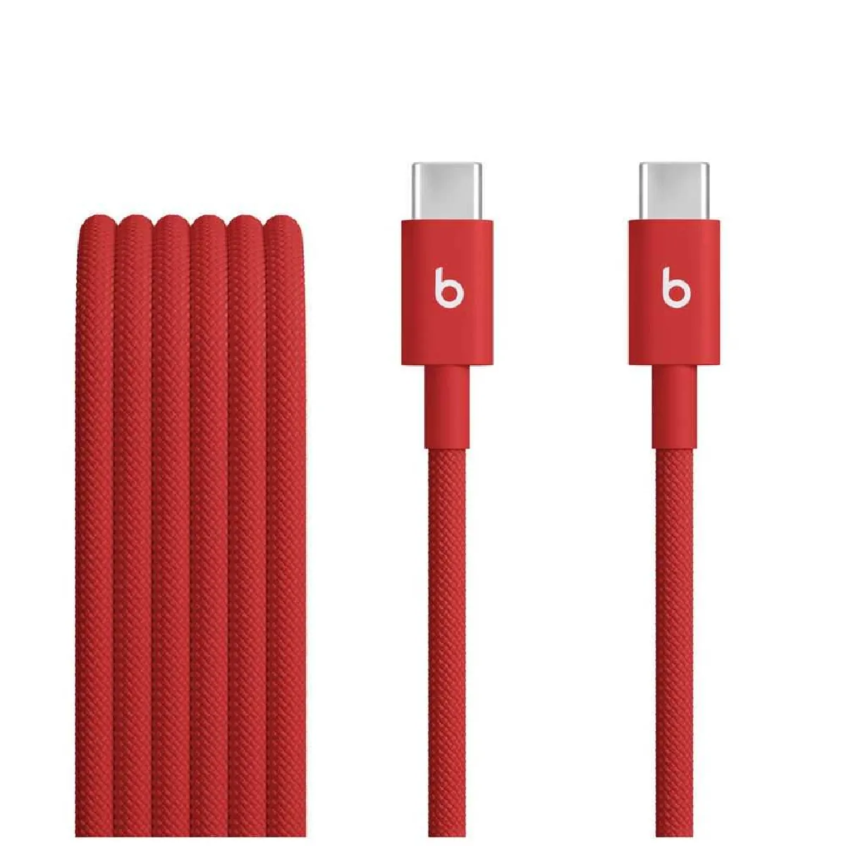 Beats By Dr. Dre Rouge Beats Câble Tissé Usb-C Vers Usb-C - 1,5 M