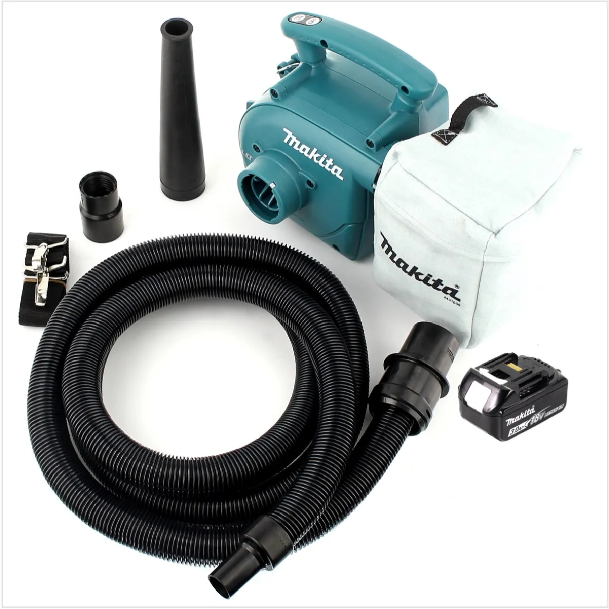 Aspirateur sans fil Makita DVC 350 18V Batterie 3 0Ah Sac - vue 2