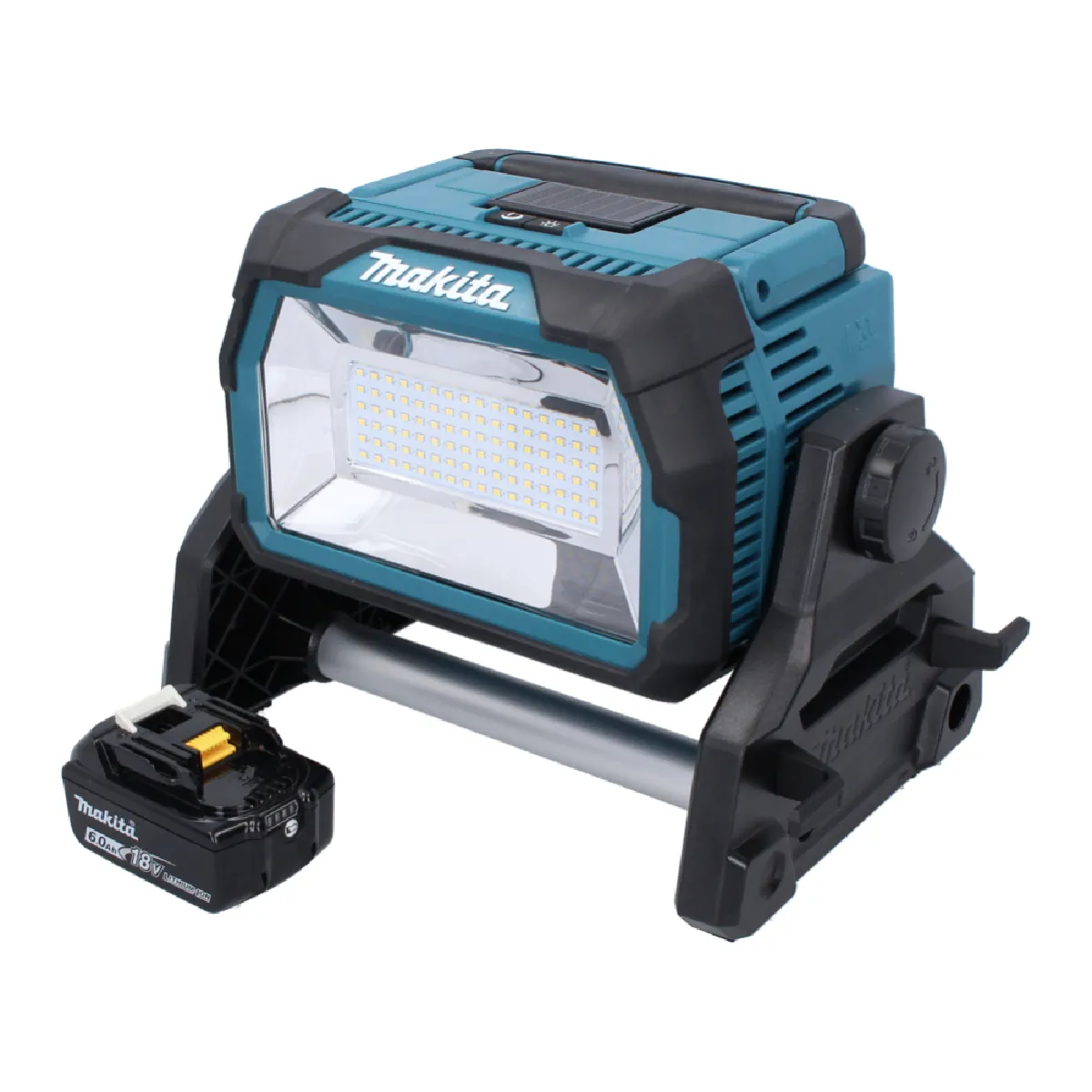 Makita DML 809 G1 Projecteur de chantier LED sans fil 18 V 10000 lm + 1x batterie 6 0 Ah sans chargeur