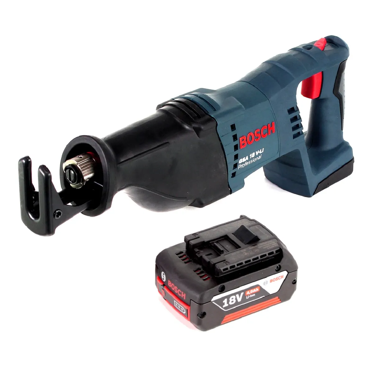 Bosch GSA 18 V Li Scie sabre sans fil 18V + 1x batterie 4 0Ah sans chargeur sans coffret - vue 1