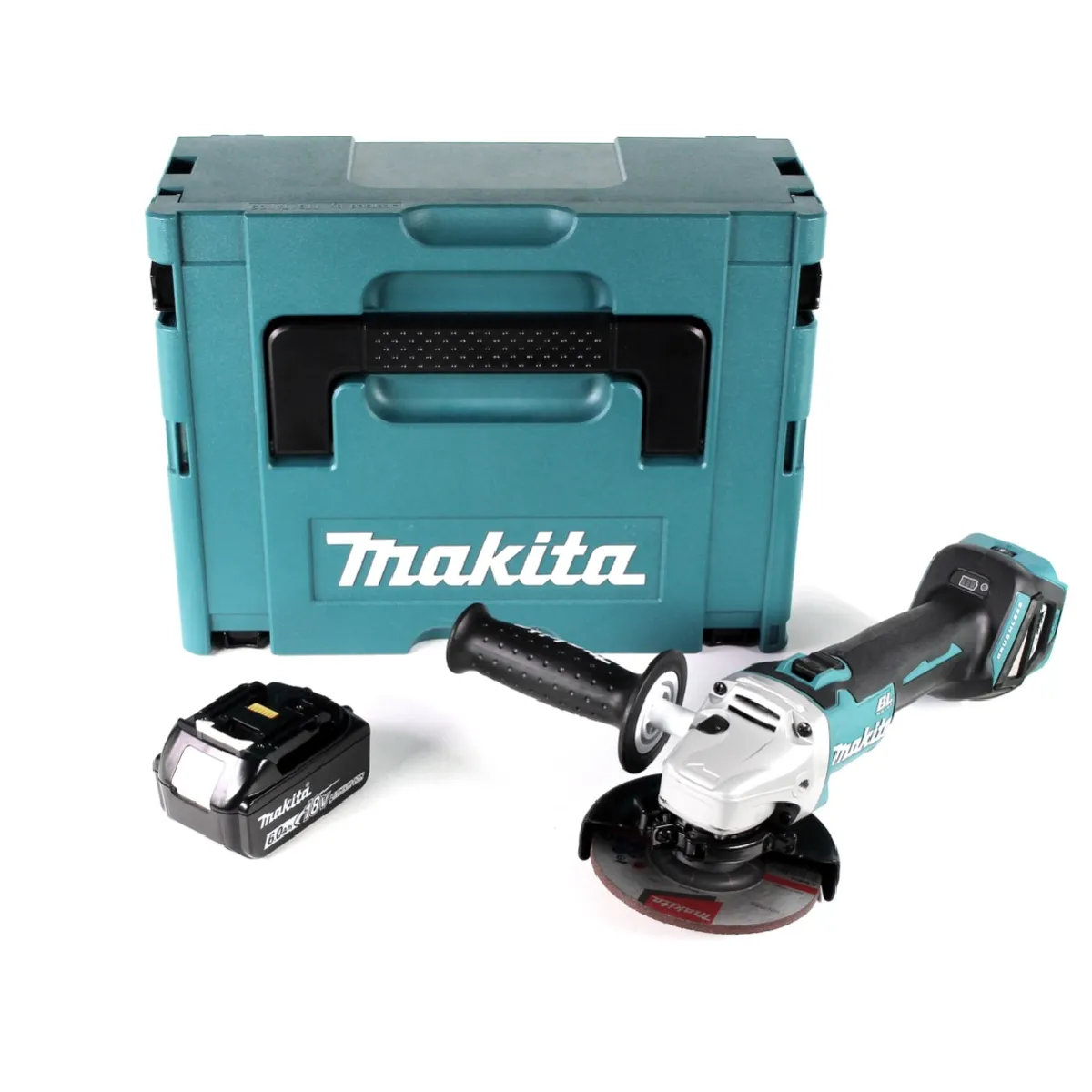 Meuleuse d'angle sans fil Makita DGA 511 18V 125mm Brushless Batterie 6 0Ah Makpac - vue 2