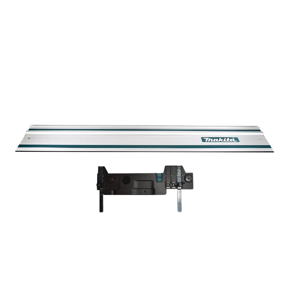 Makita Rail de guidage pour scies 1000mm 199140 0 + adaptateur de rail de guidage A pour DHS 710 195837 9