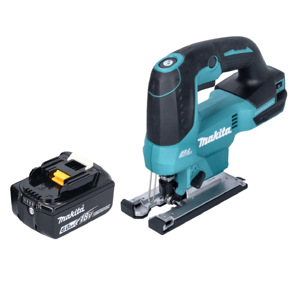 Makita DJV184G1 Scie sauteuse sans fil 18V Brushless + 1x Batterie 6 0 Ah sans chargeur - vue 2