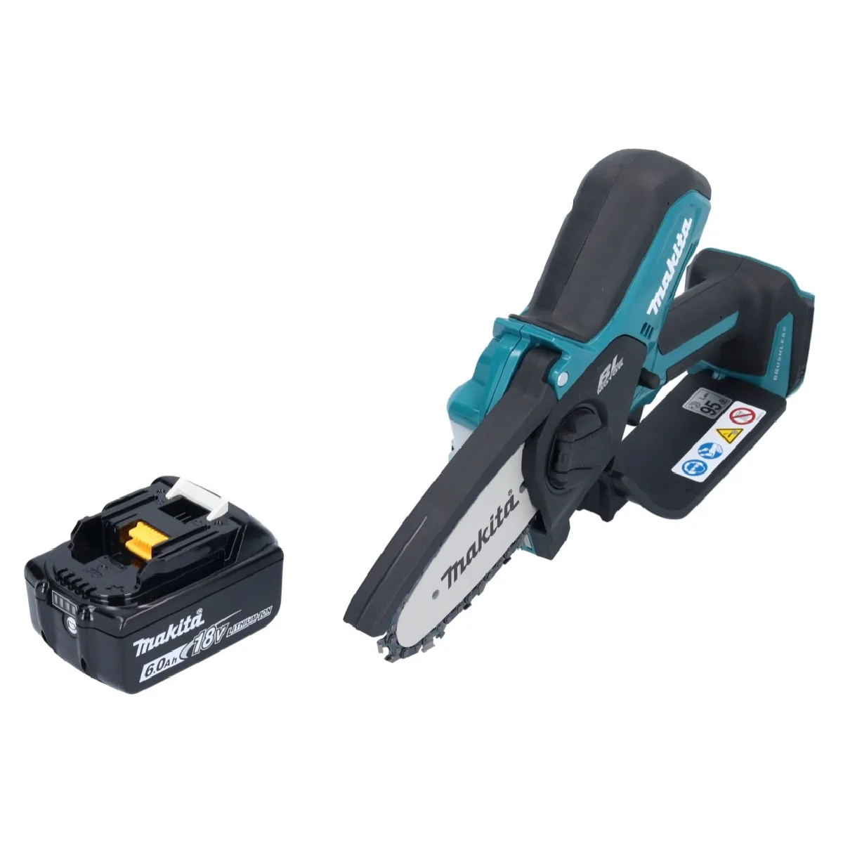 Makita DUC 101 G1 Trononneuse d'elagage sans fil 18 V 10 cm Brushless + 1x batterie 6 0 Ah sans chargeur