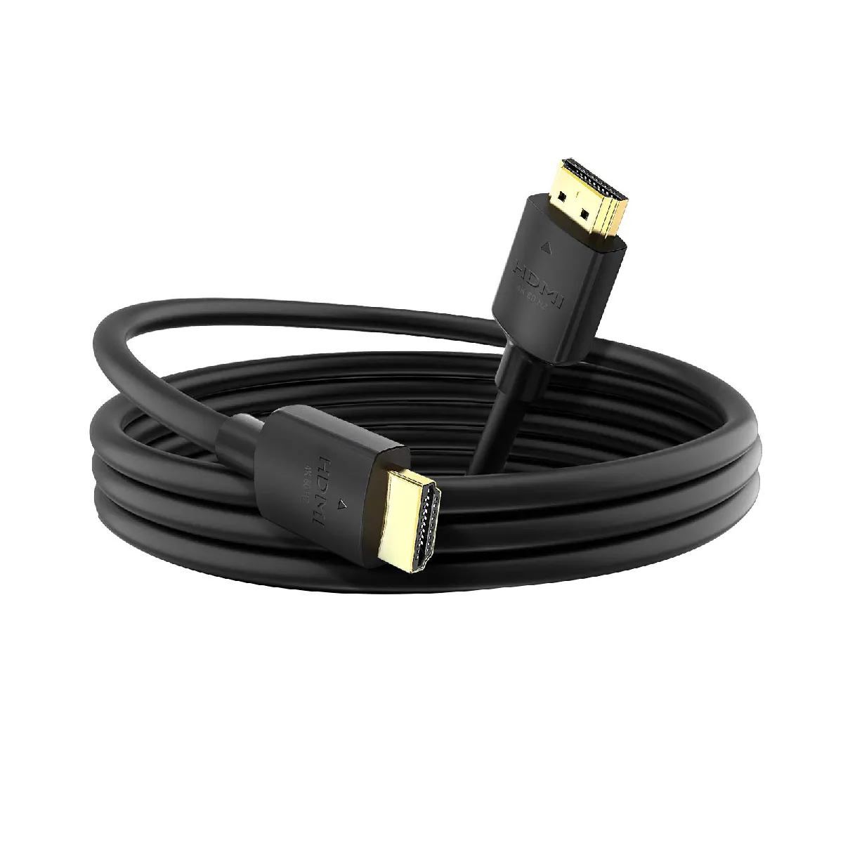 Swissten Noir Câble Hdmi 2.0 Pour Tv 4K 60Hz Connecteurs Plaqués Or 1M