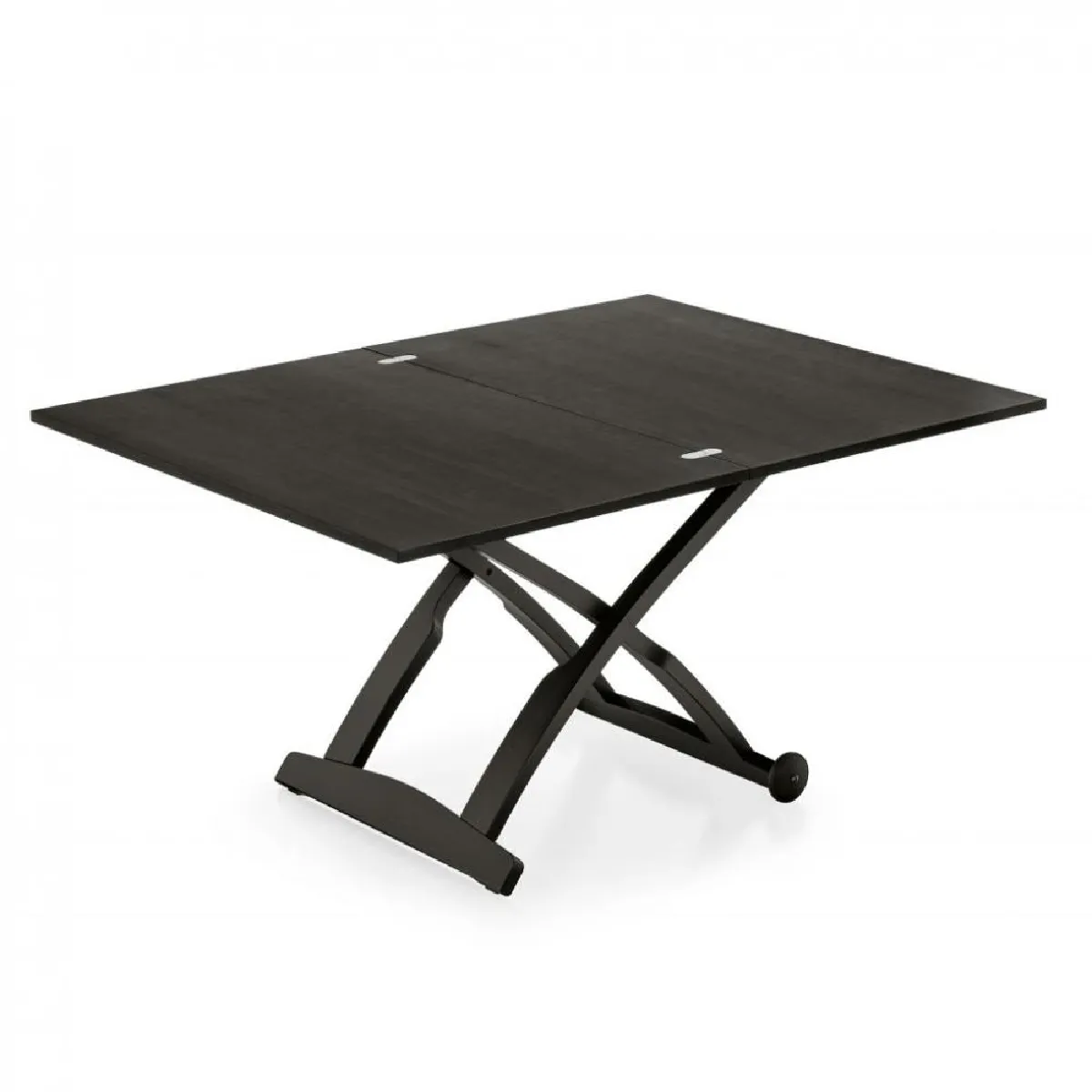 Comparer les prix de Table basse relevable extensible italienne MASCOTTE WENGUE Smoke 105 x 70/140 cm