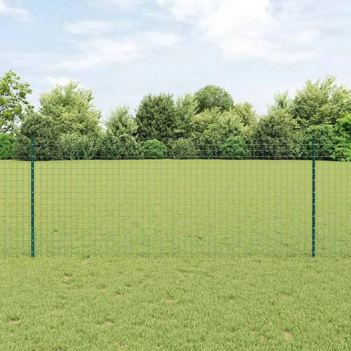 vidaXL Piquets de Clôture 11 pcs U Channel 100 cm Acier 42006265 - vue 4