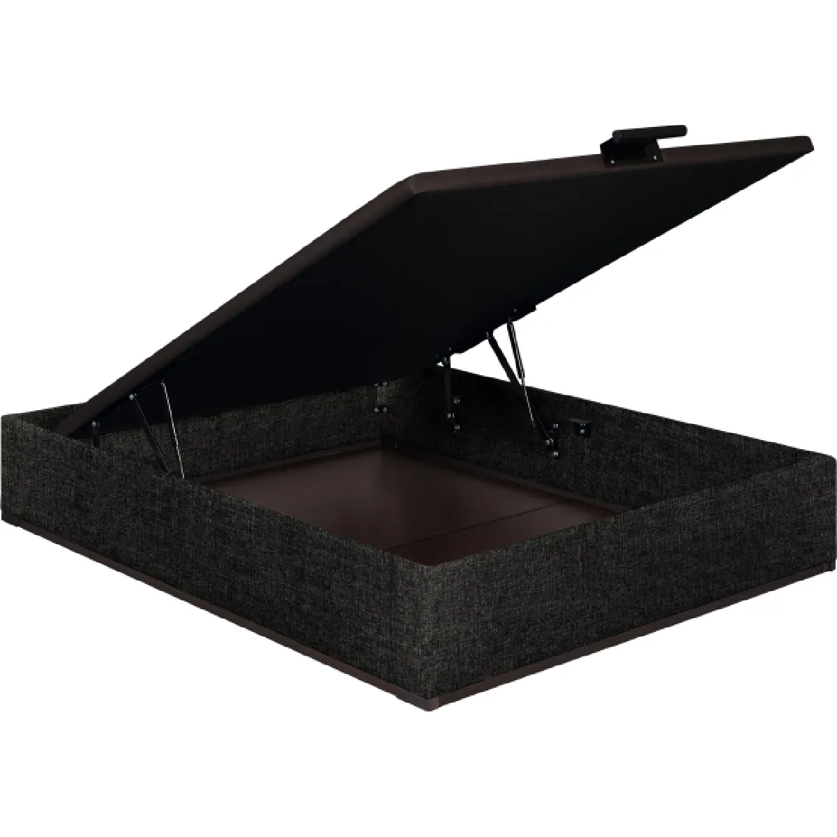 Sommier Lit Coffre Epeda Élite - Chenillé Gris 160x200 Sommier Lit Coffre Epeda Élite - Chenillé Gris 160x200