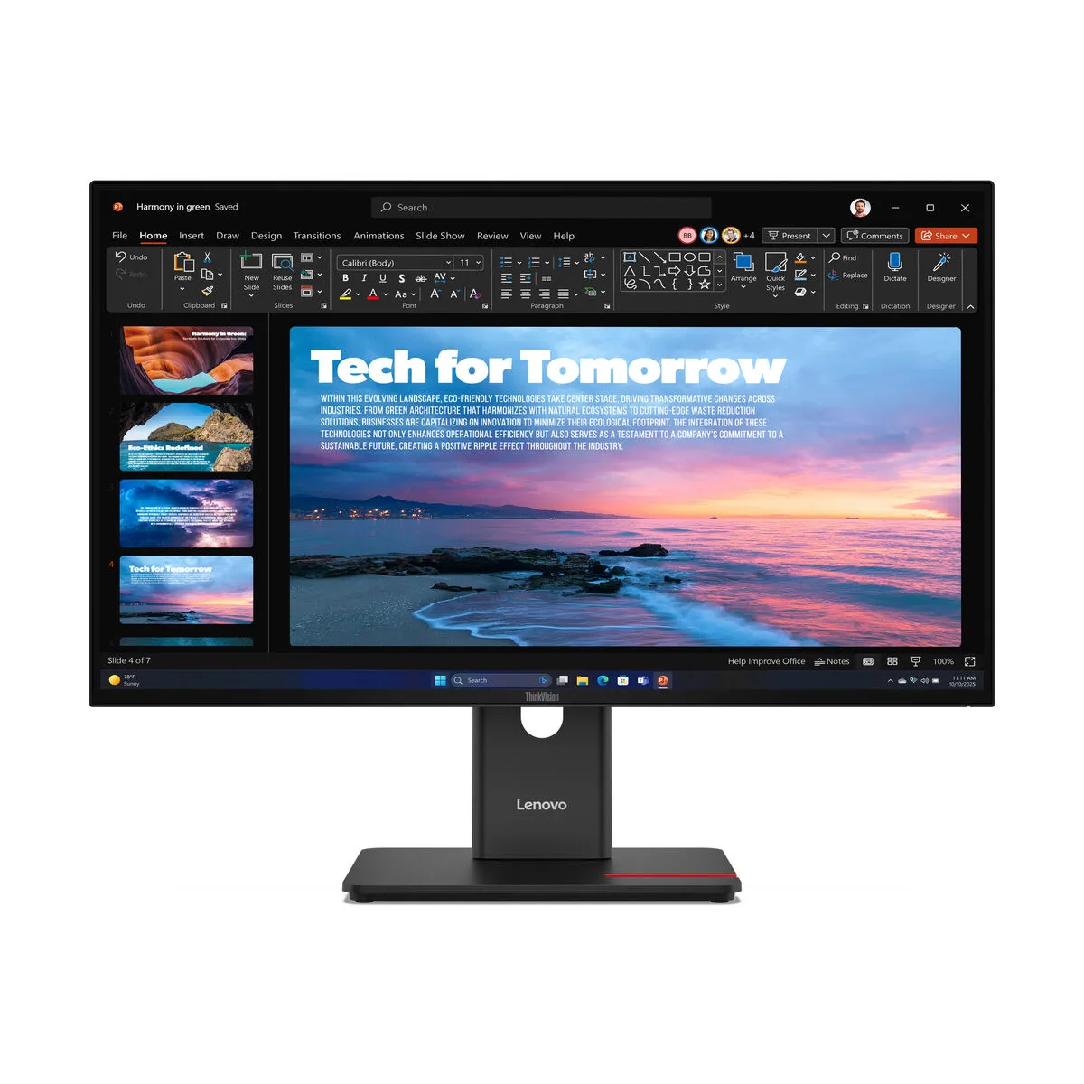 Lenovo ThinkVision T27QD 40 LED display 68 6 cm 27 2560 x 1440 pixels Wide Quad HD Neuf