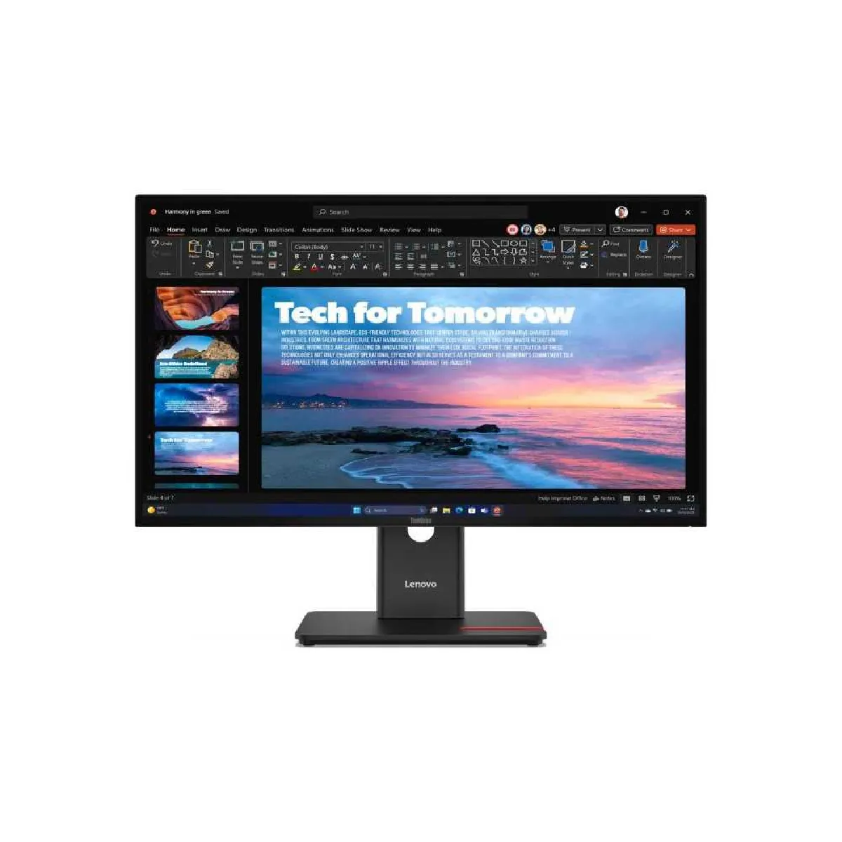 Lenovo ThinkVision T27QD 40 LED display 68 6 cm 27 2560 x 1440 pixels Wide Quad HD Neuf