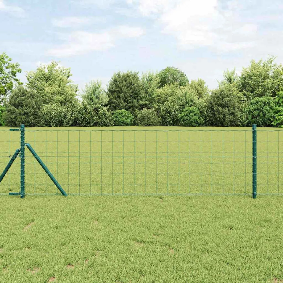 vidaXL Euro Fence 0 4x50 Steel - vue 9