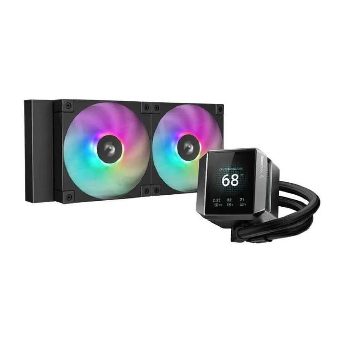 Deepcool Noir Mystique 240 Argb Processeur Refroidisseur De Liquide Tout-En-Un 12 Cm 1 Pièce(S) - Neuf - Image 3