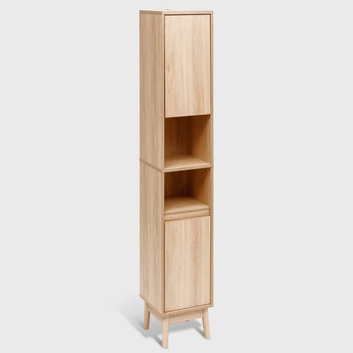 Pegane Colonne de salle de bain - Bois clair
