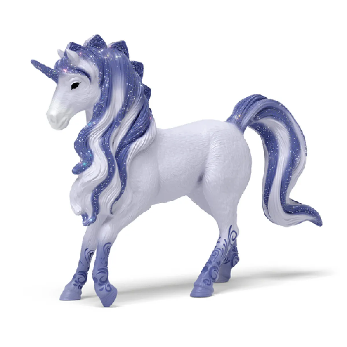 Schleich Figurine étalon licorne Cosmos - Blanc et violet