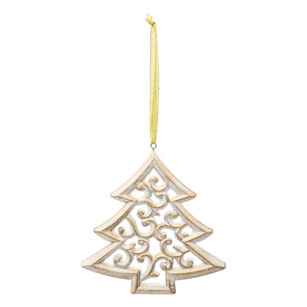 Atmosphera Blanc Décoration Sapin À Suspendre