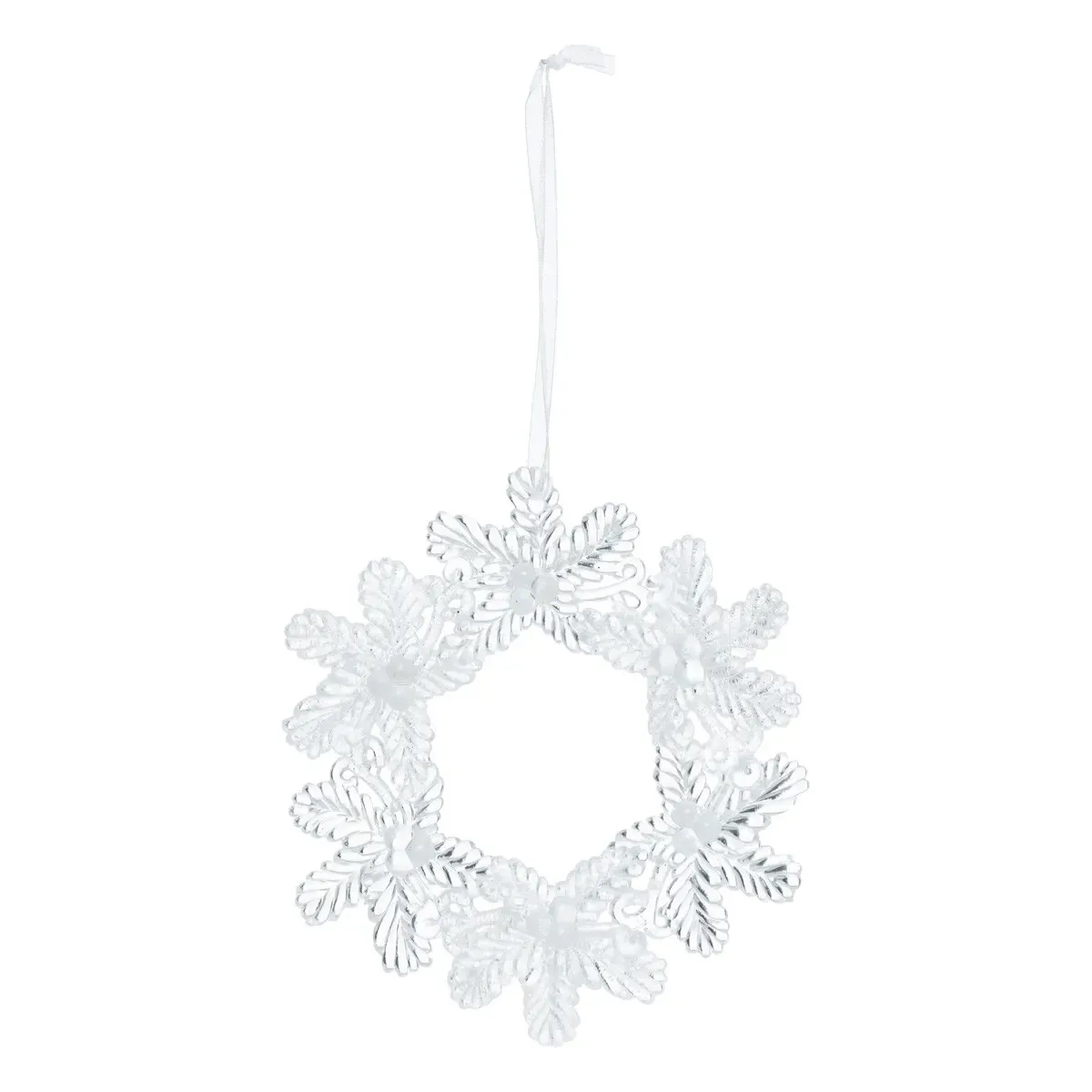 Atmosphera Boule De Noël Couronne - Transparent
