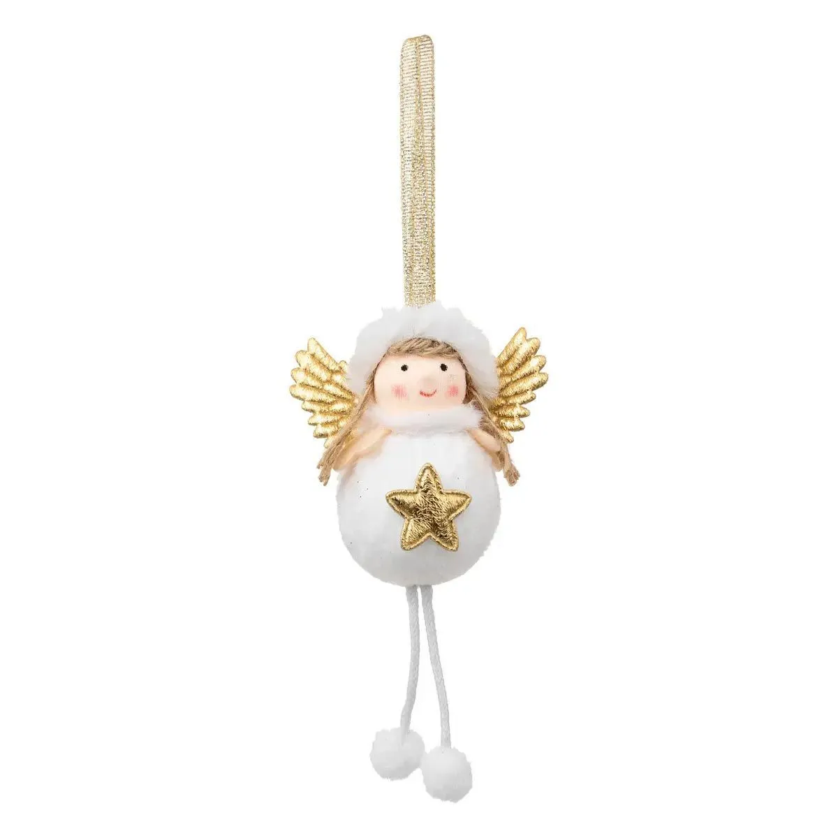 Atmosphera Blanc Sujet De Noël Ange 16Cm