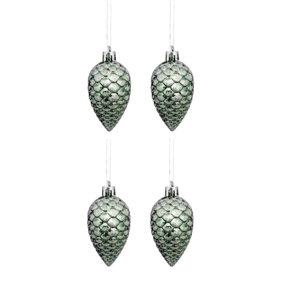 Atmosphera Sujets de Noël pommes de pin - Vert