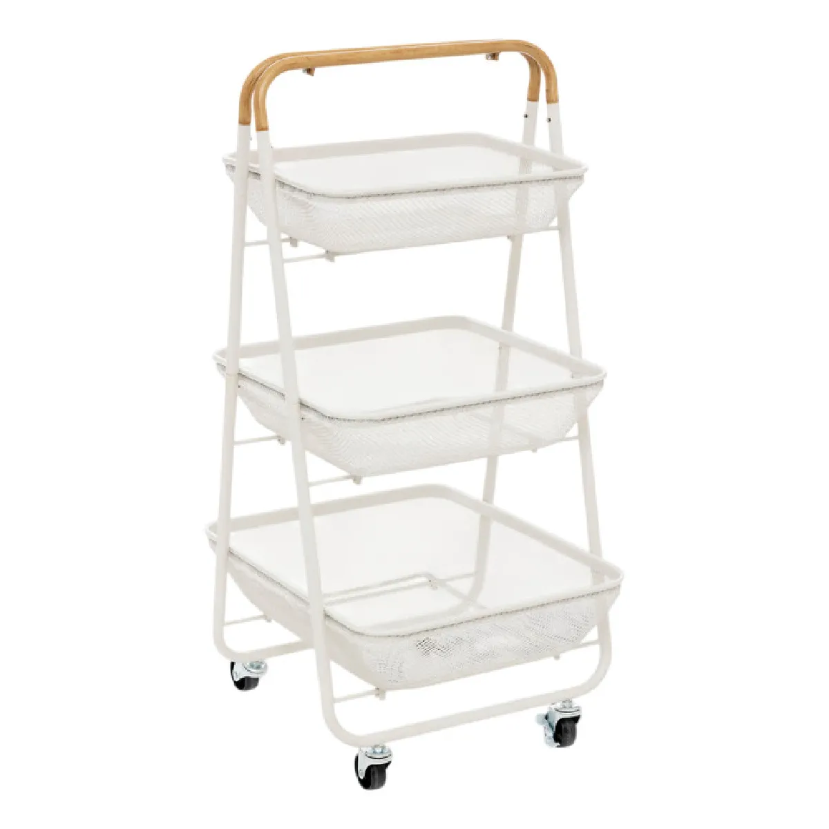 Five simply smart Desserte de cuisine 3 niveaux Mayaj - Beige