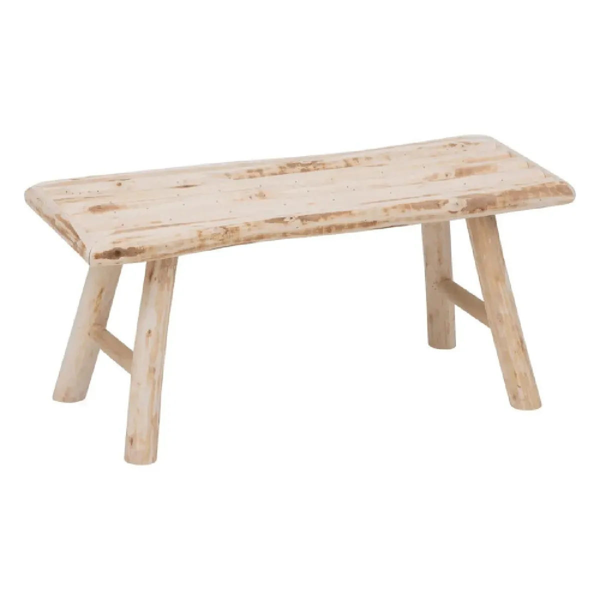 Atmosphera Beige Banc En Bois Woody