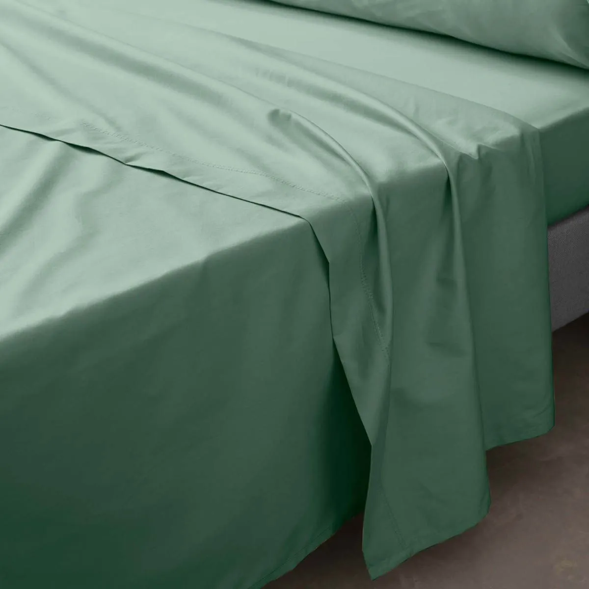 Drap Plat Percaline 180x290cm Tilleul