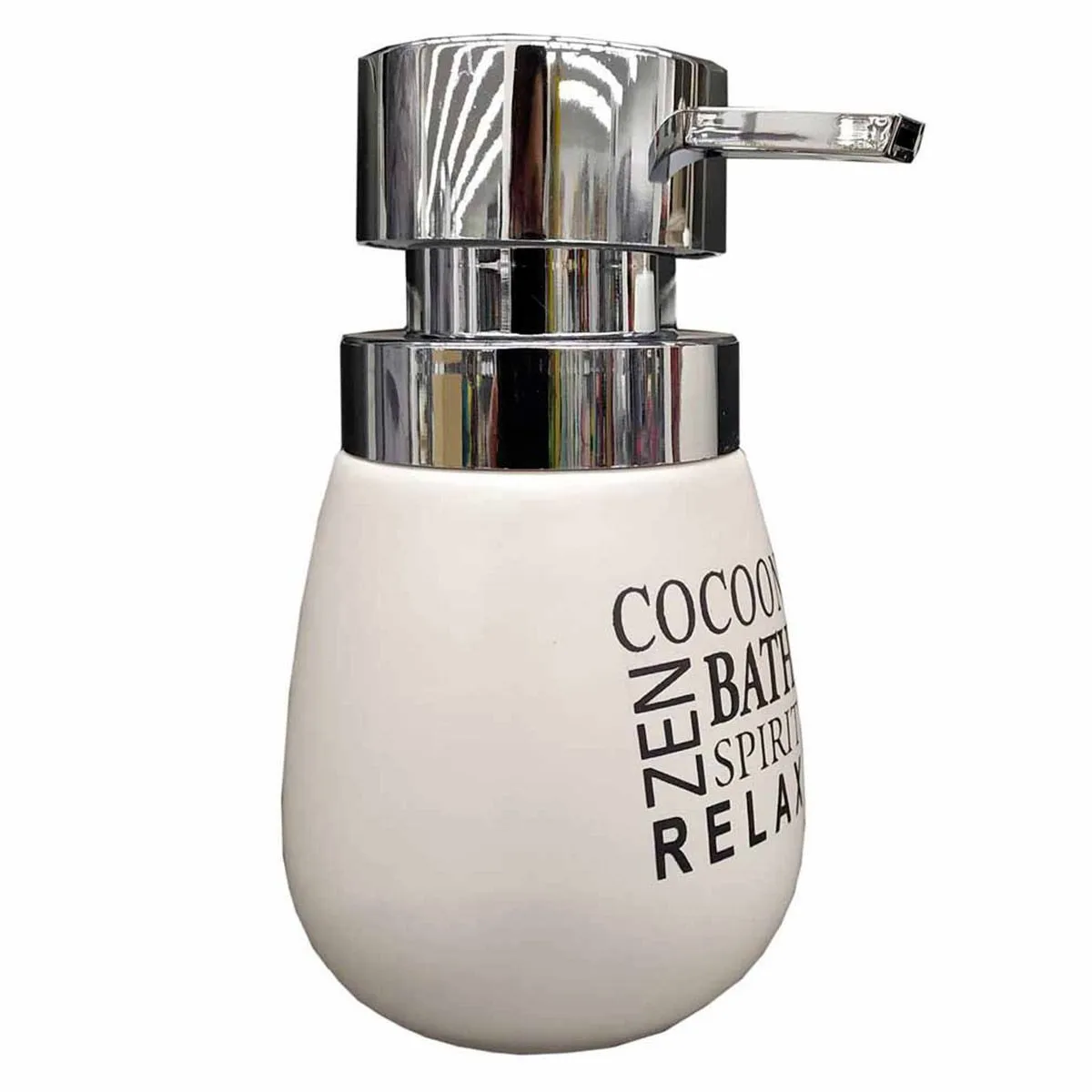 Non Communiqué Blanc Distributeur De Savon Imprimé Tikal 14Cm - Image 3