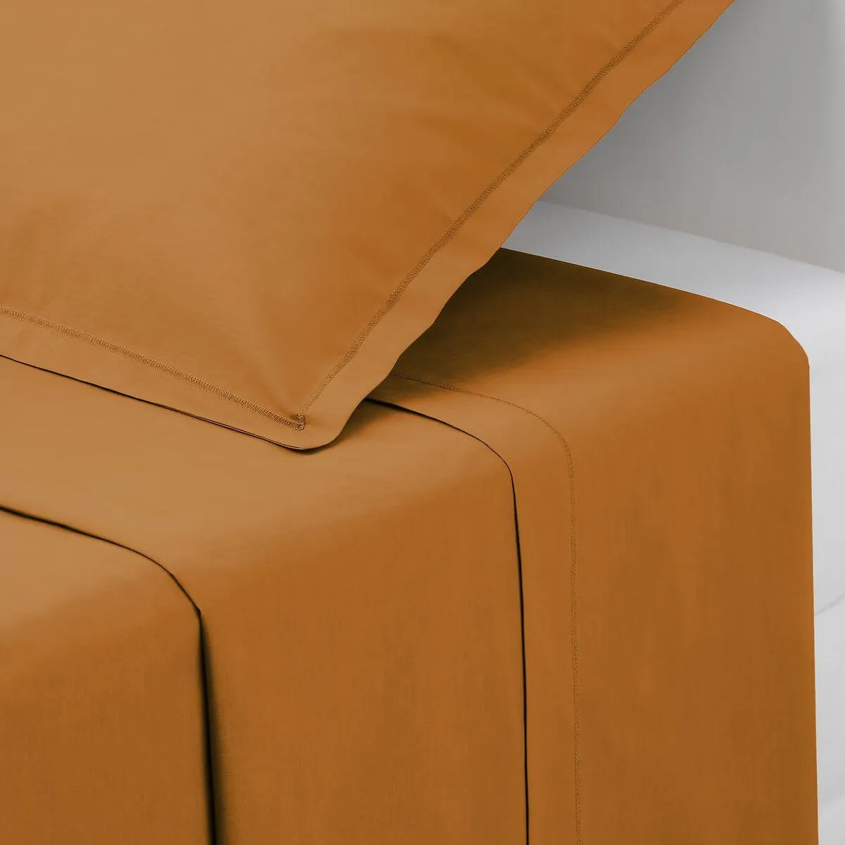 Drap Plat Intérieur 180x290cm Jaune Cumin