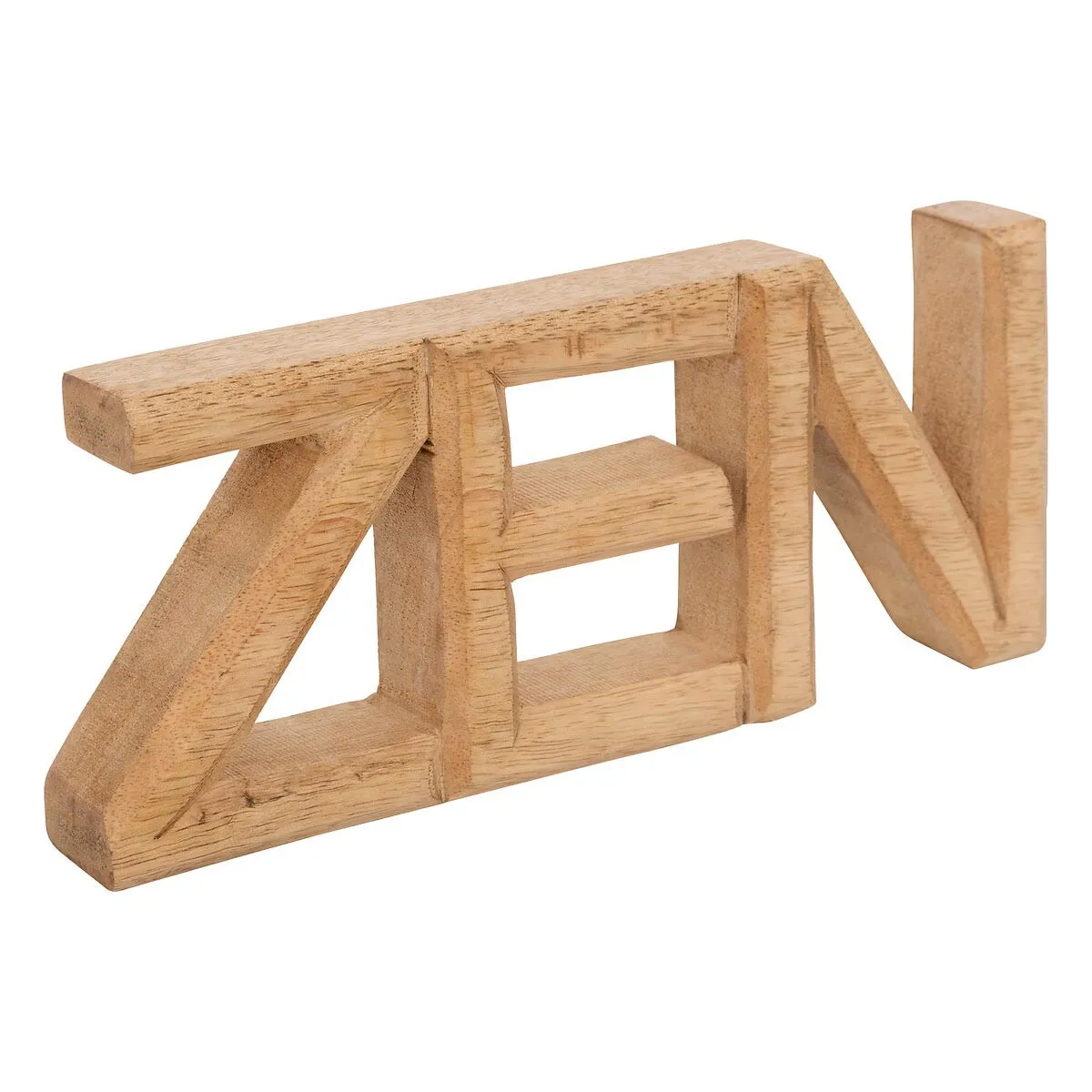ATMOSPHERA - Mot Déco à Poser Zen - 23 cm - Naturel - Image 2