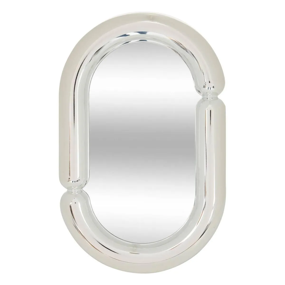 Atmosphera Argent Miroir Ovale Sur Pied