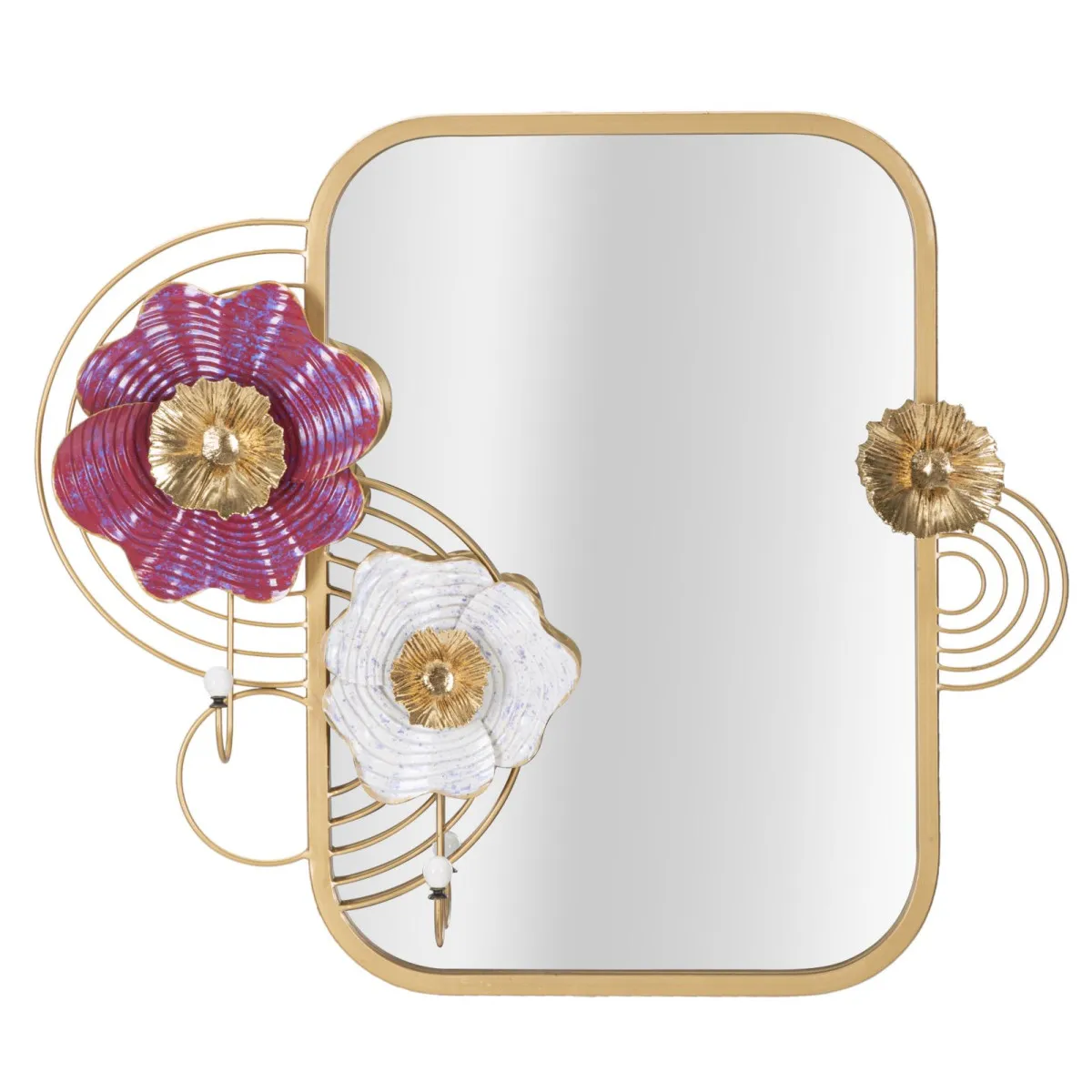 GENERIQUE - Miroir Mural Lovis - Rectangulaire - 75cm - Image 3