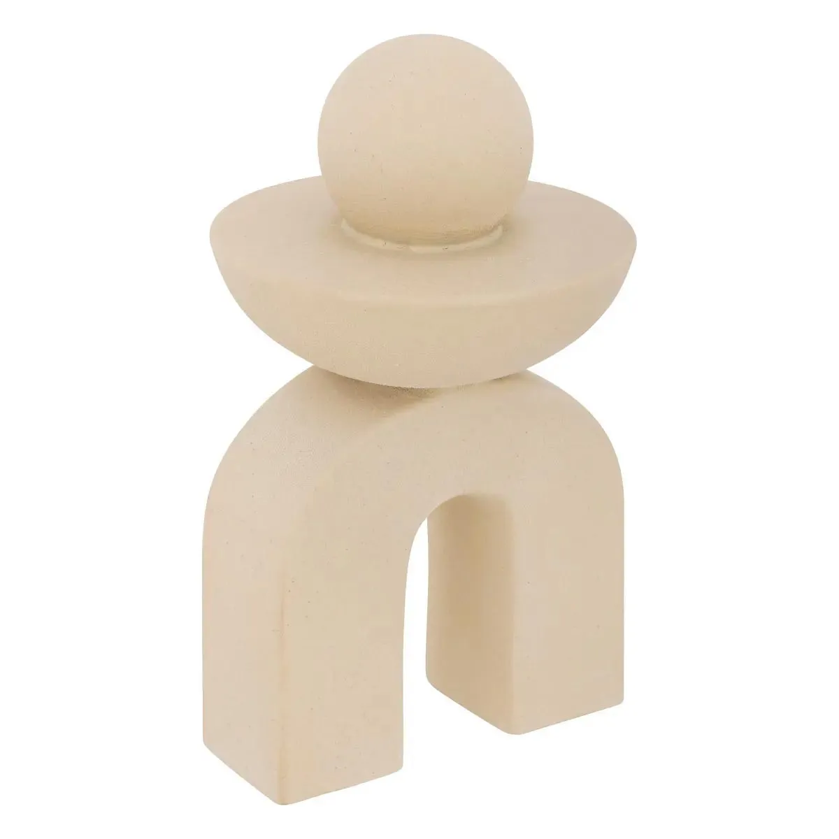 Non Communiqué Beige Atmosphera Créateur D'intérieur - Objet Déco En Céramique "Wavy Bliss" 18Cm - Image 2