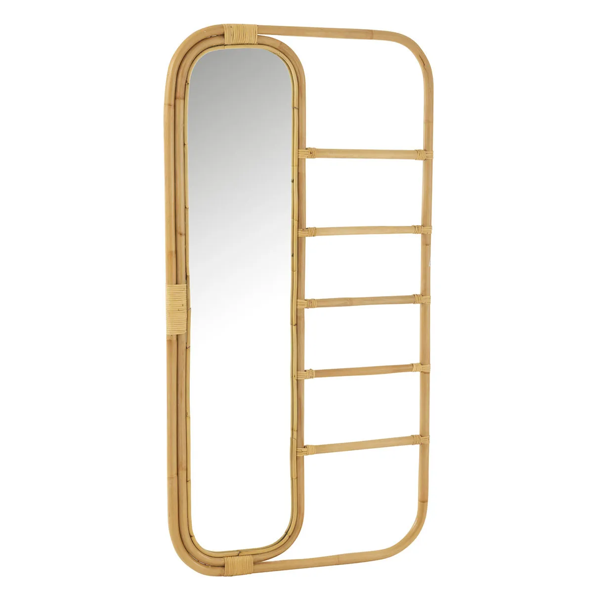 Paris Prix Beige Miroir Échelle En Rotin