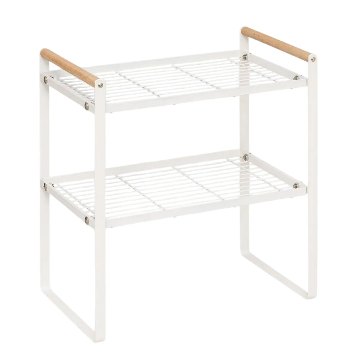 Five Simply Smart Blanc Étagère De Cuisine 2 Niveaux Balm 33Cm